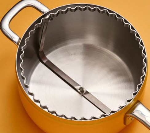 Close-up of the patent pending stainless steel Popsmith popper